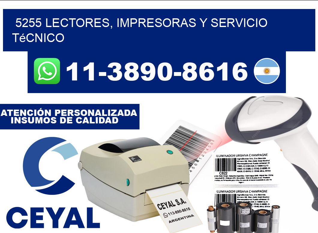 5255 Lectores, Impresoras y Servicio Técnico