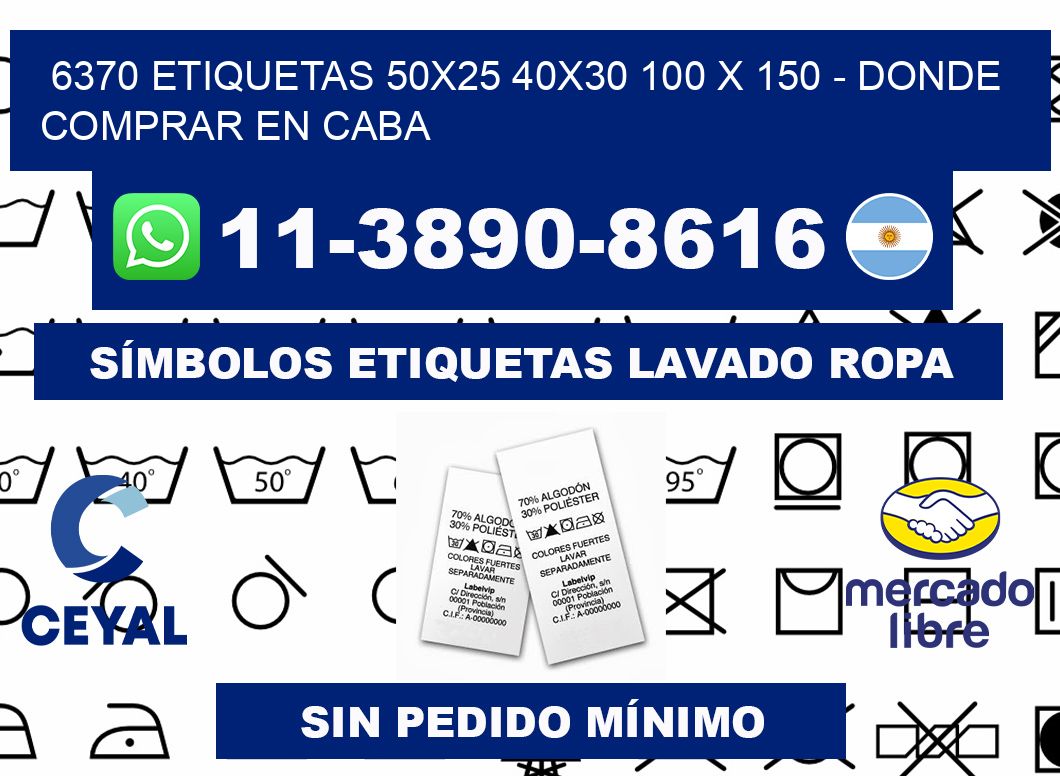 6370 etiquetas 50x25 40x30 100 x 150 - Donde Comprar en Caba