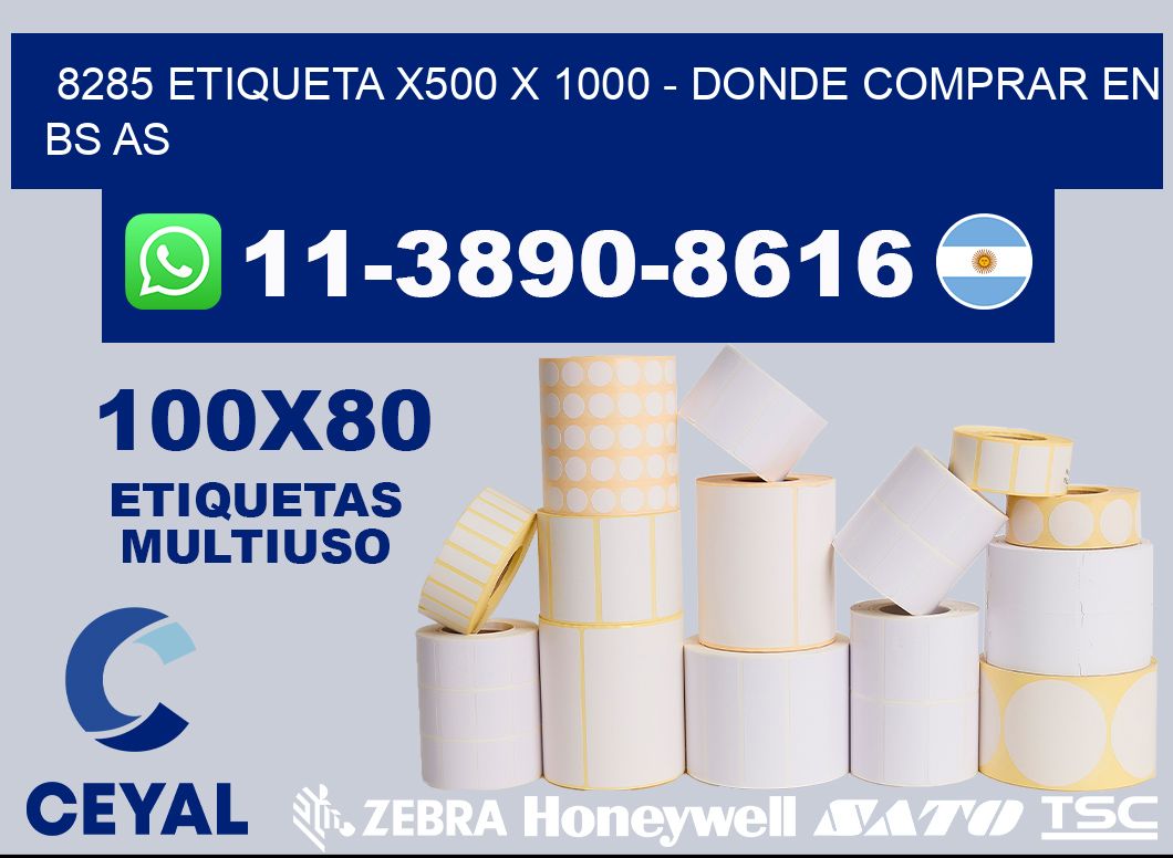 8285 etiqueta x500 x 1000 - Donde Comprar en bs as