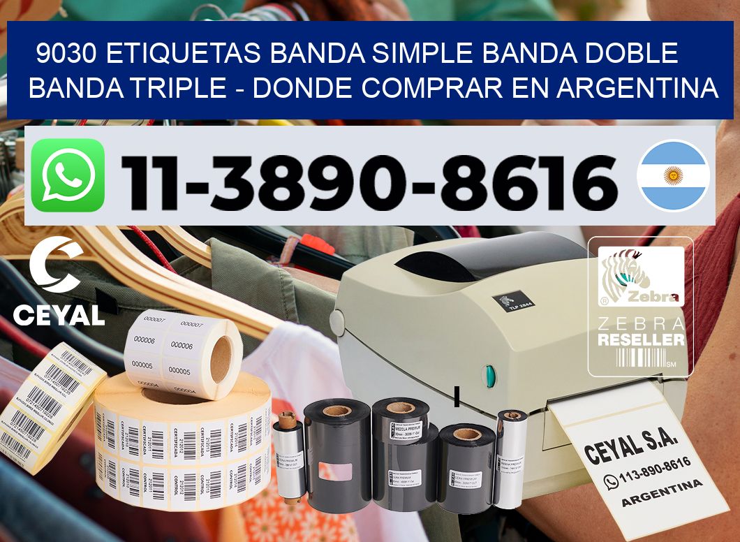 9030 etiquetas banda simple banda doble banda triple – Donde Comprar en Argentina