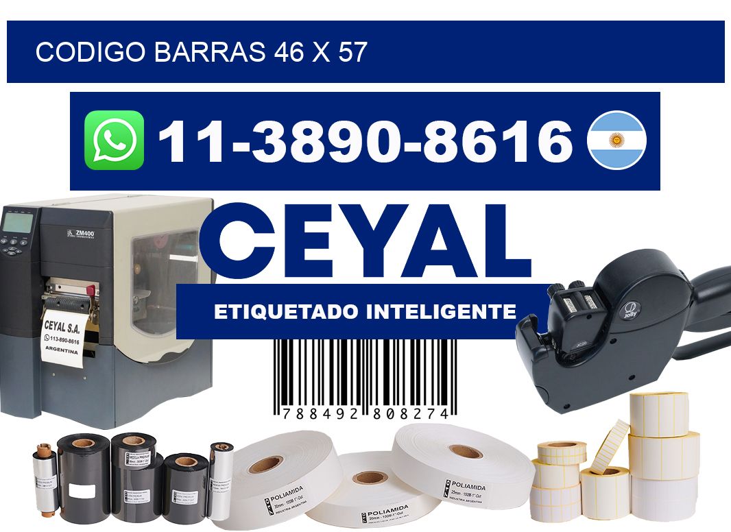 Codigo barras 46 x 57