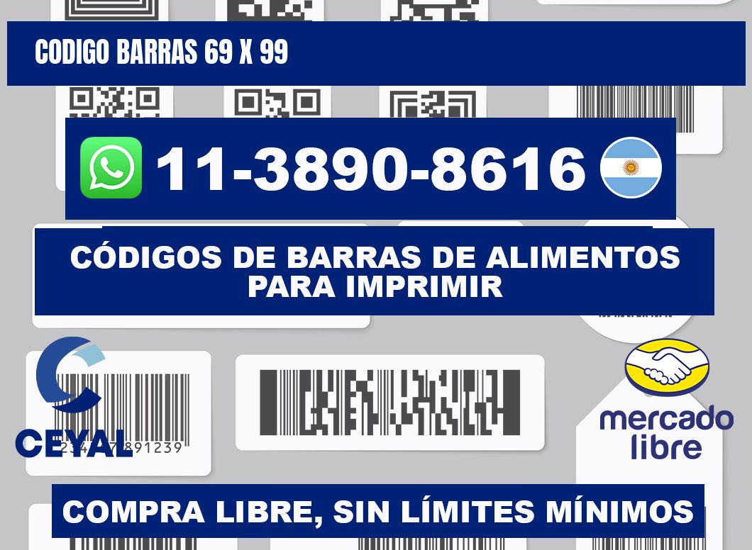 Codigo barras 69 x 99