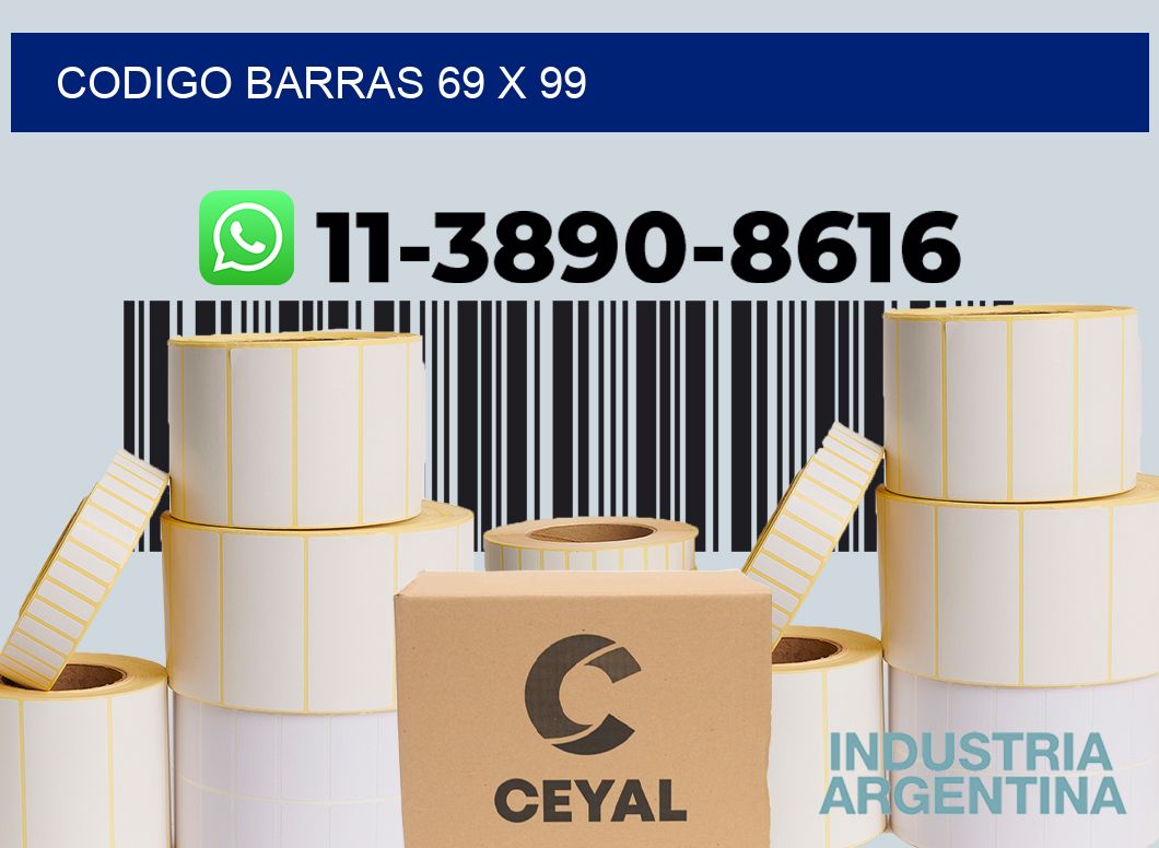 Codigo barras 69 x 99