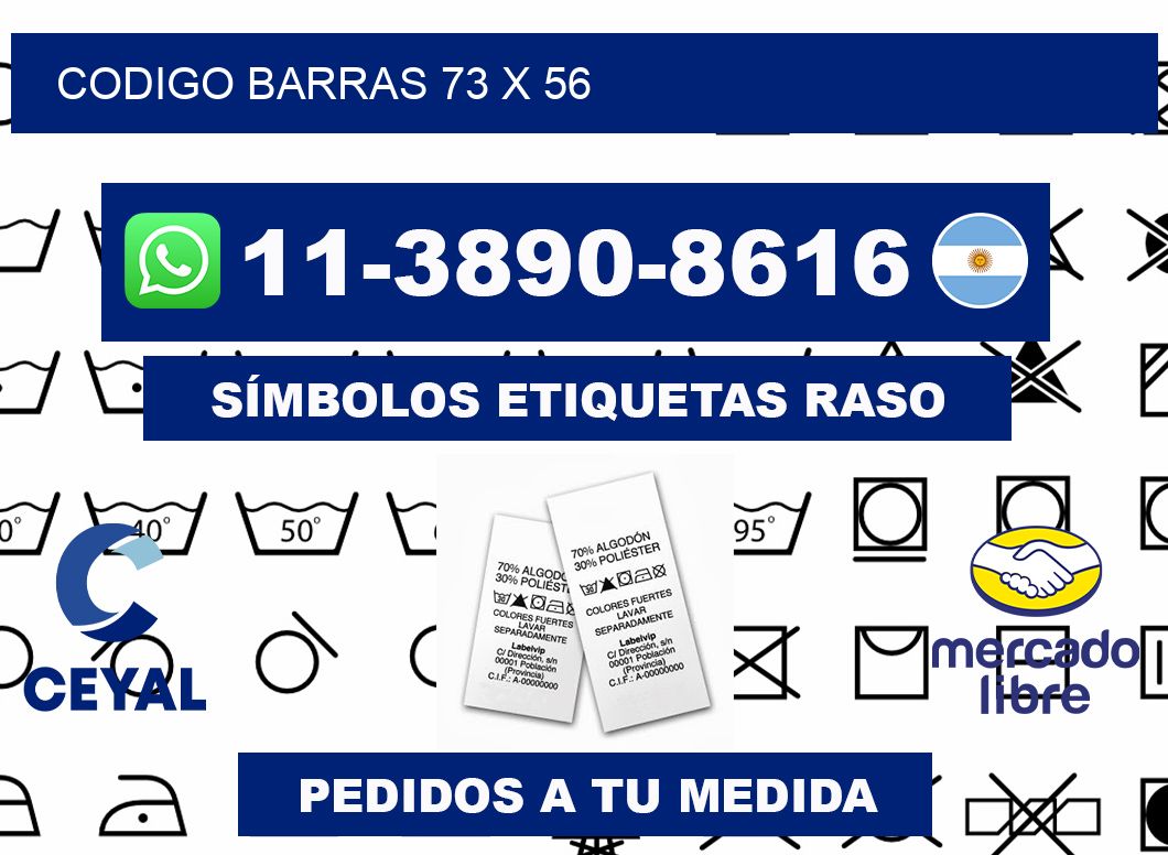 Codigo barras 73 x 56