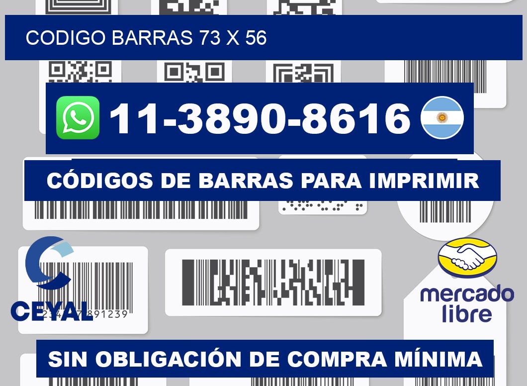 Codigo barras 73 x 56