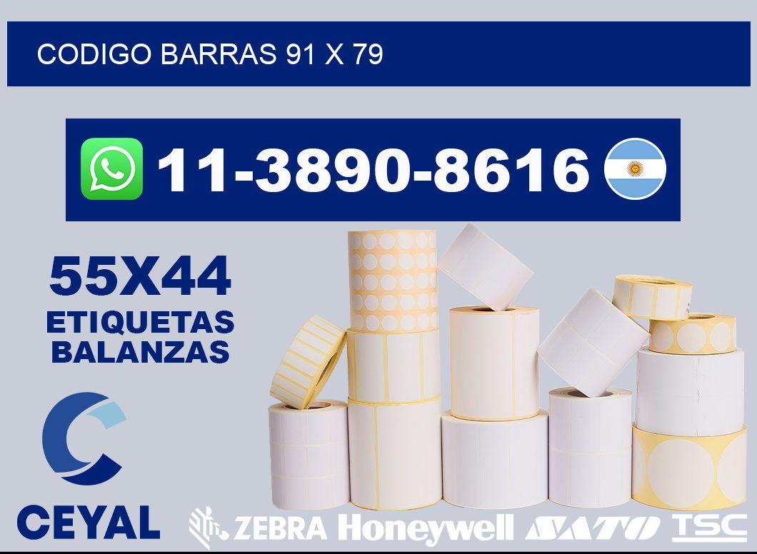 Codigo barras 91 x 79