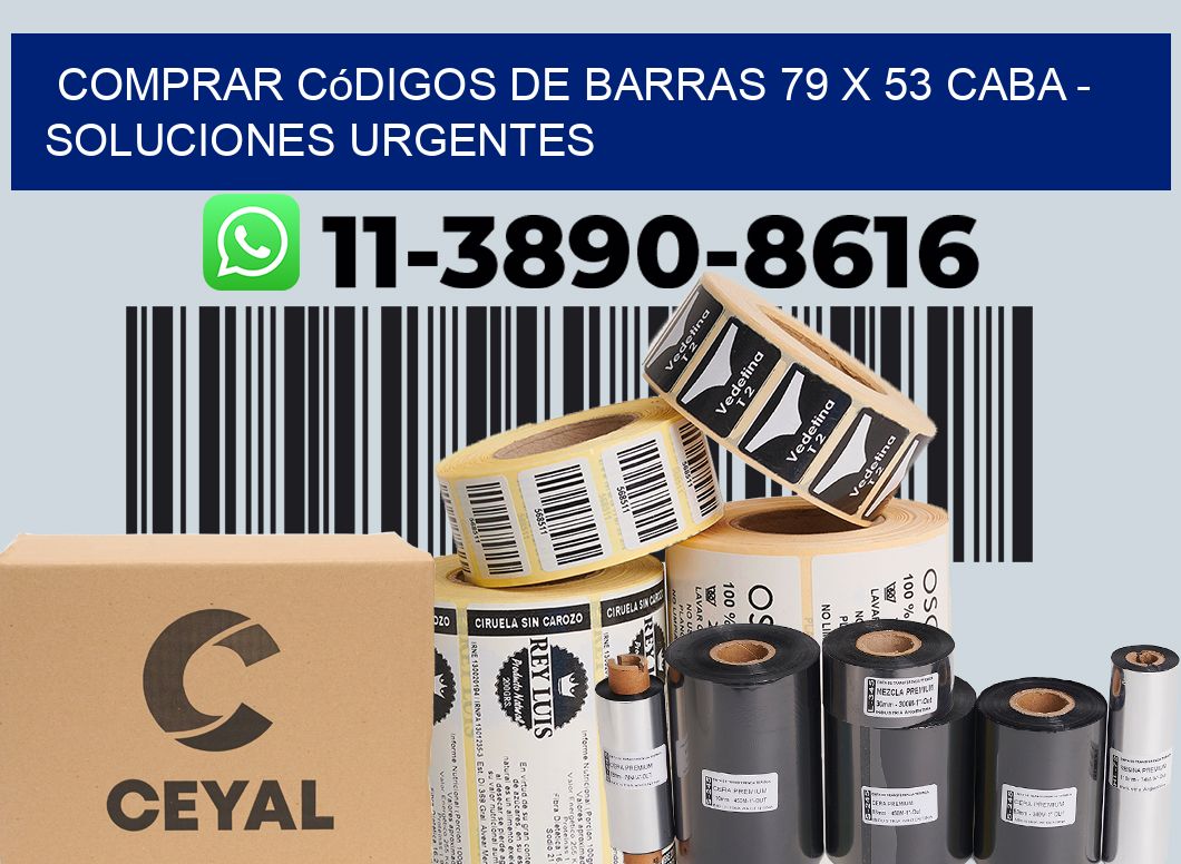 Comprar códigos de barras 79 x 53 CABA - soluciones urgentes