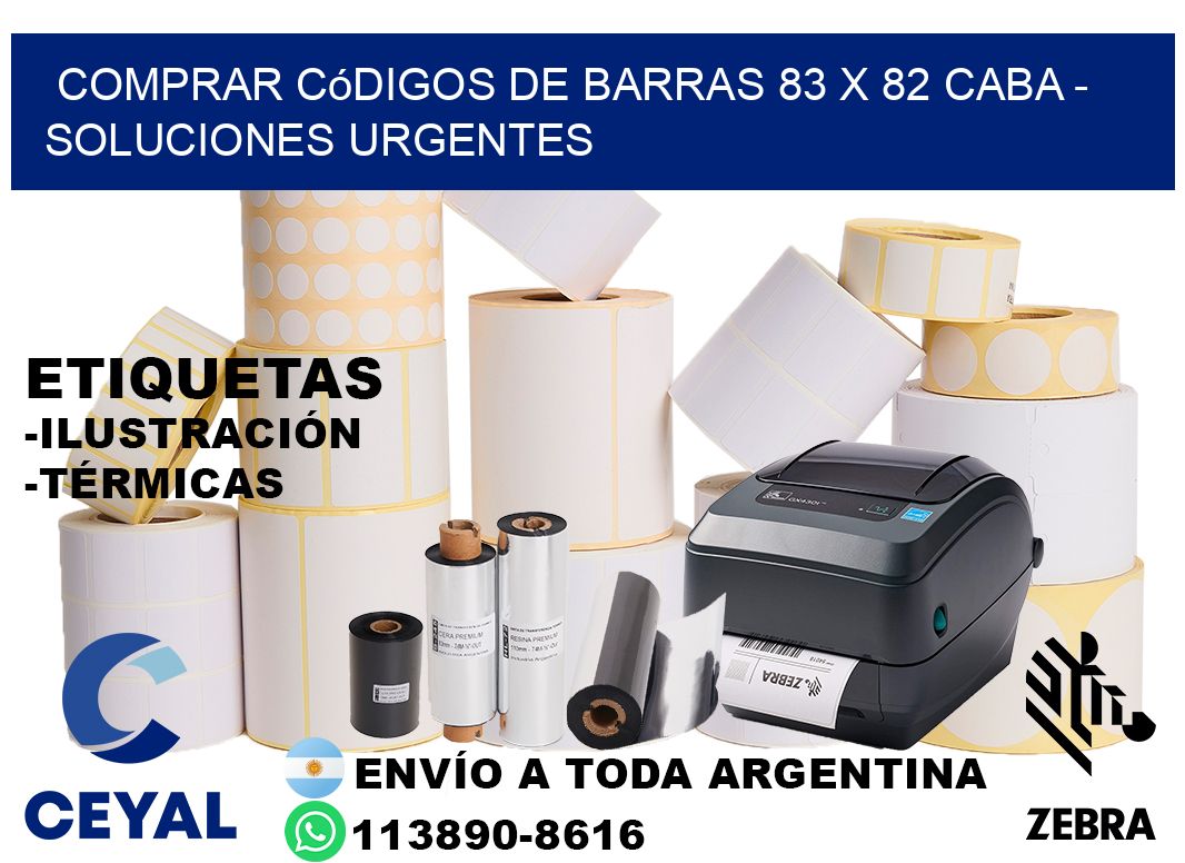 Comprar códigos de barras 83 x 82 CABA - soluciones urgentes