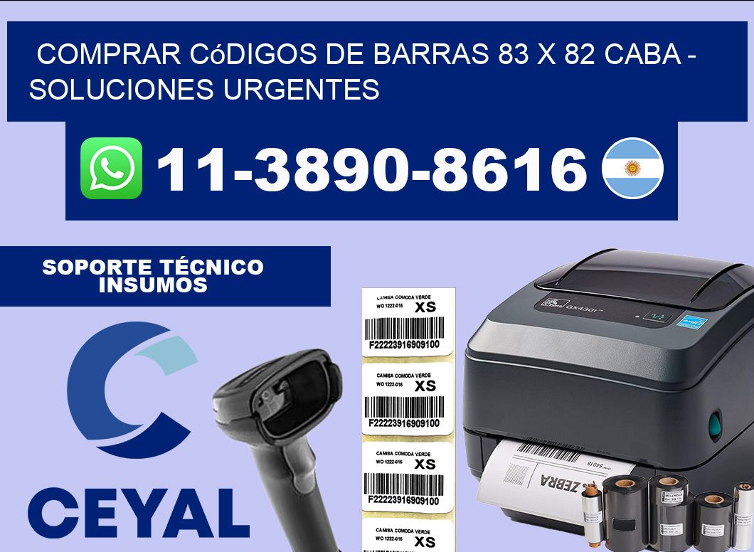 Comprar códigos de barras 83 x 82 CABA – soluciones urgentes