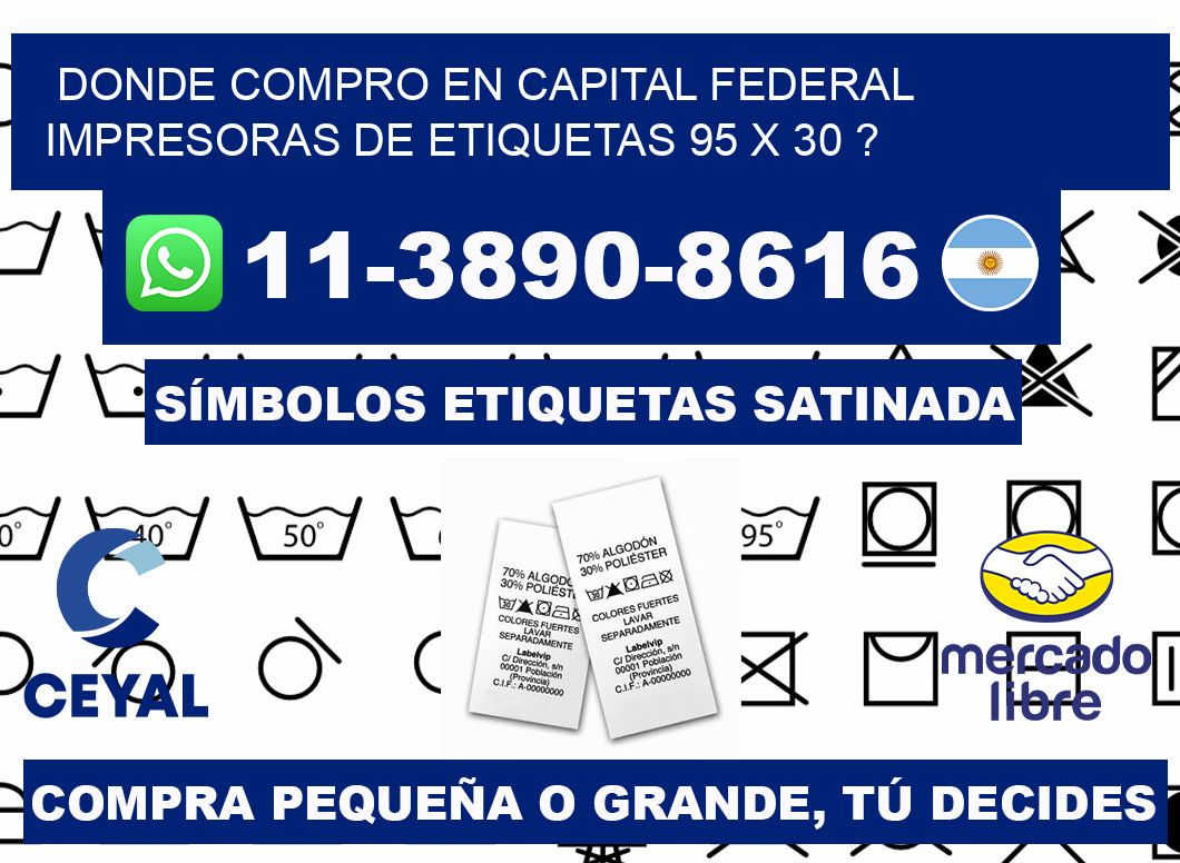 donde compro en capital federal impresoras de etiquetas 95 x 30 ?