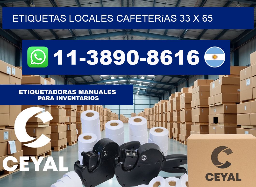 etiquetas locales cafeterías 33 x 65