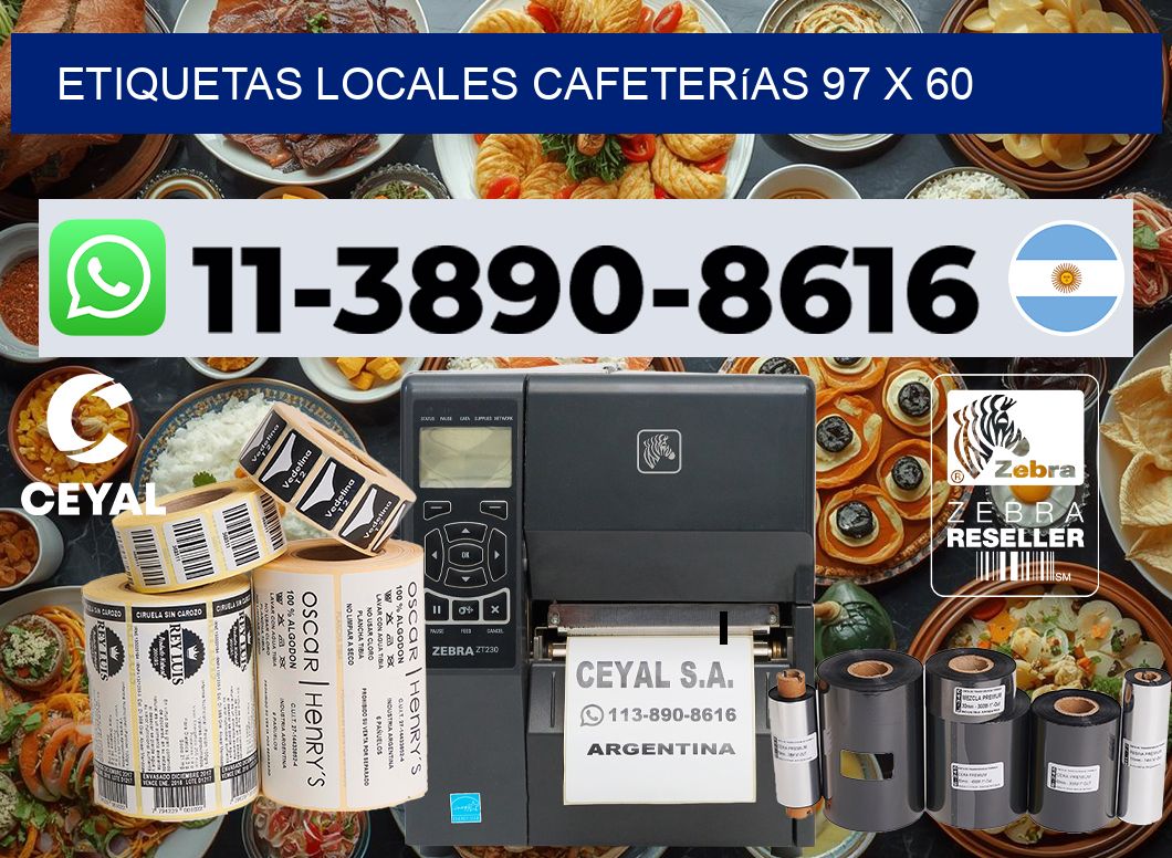 etiquetas locales cafeterías 97 x 60