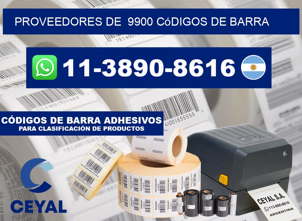 Proveedores de 9900 códigos de barra