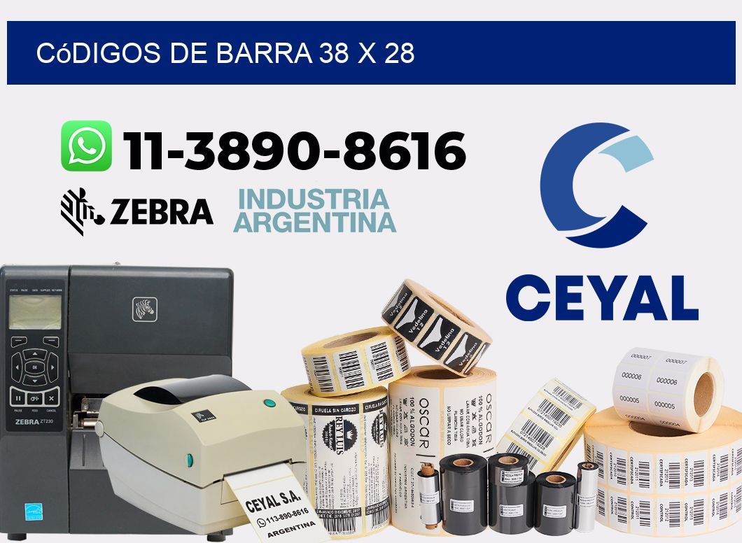códigos de barra 38 x 28