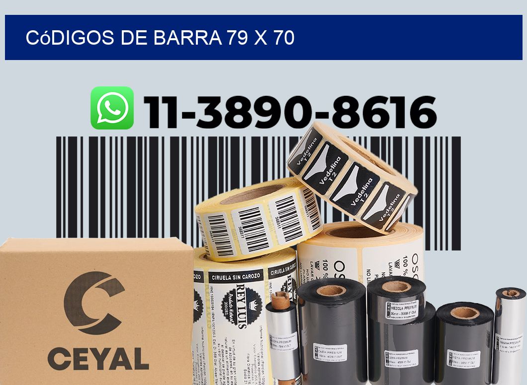 códigos de barra 79 x 70