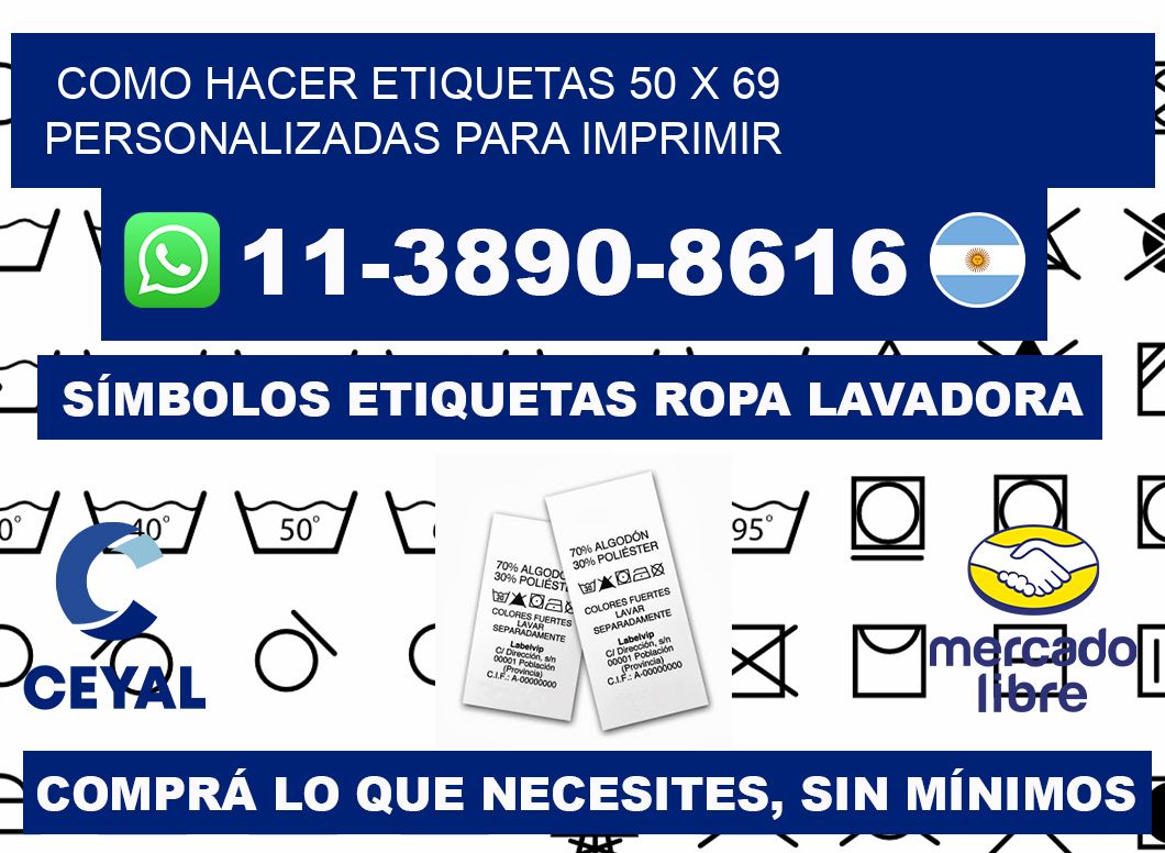 como hacer etiquetas 50 x 69 personalizadas para imprimir