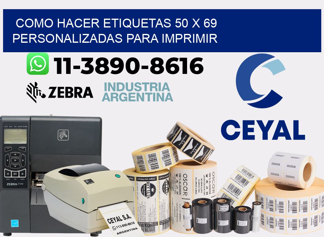 como hacer etiquetas 50 x 69 personalizadas para imprimir
