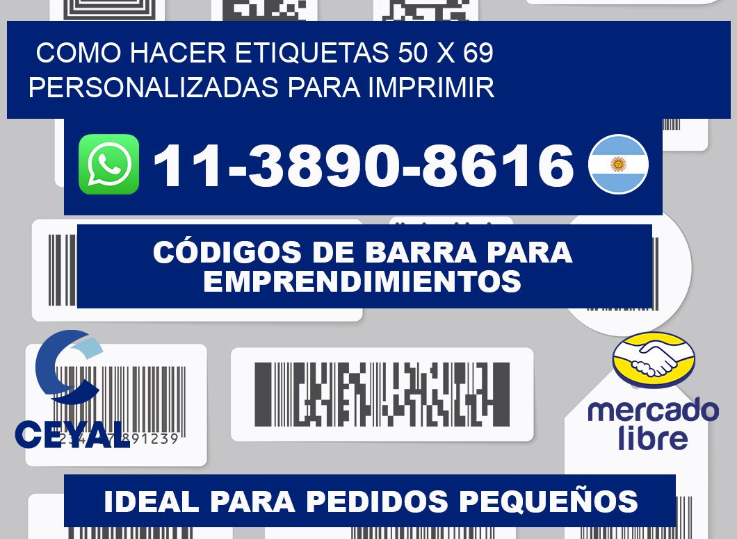 como hacer etiquetas 50 x 69 personalizadas para imprimir