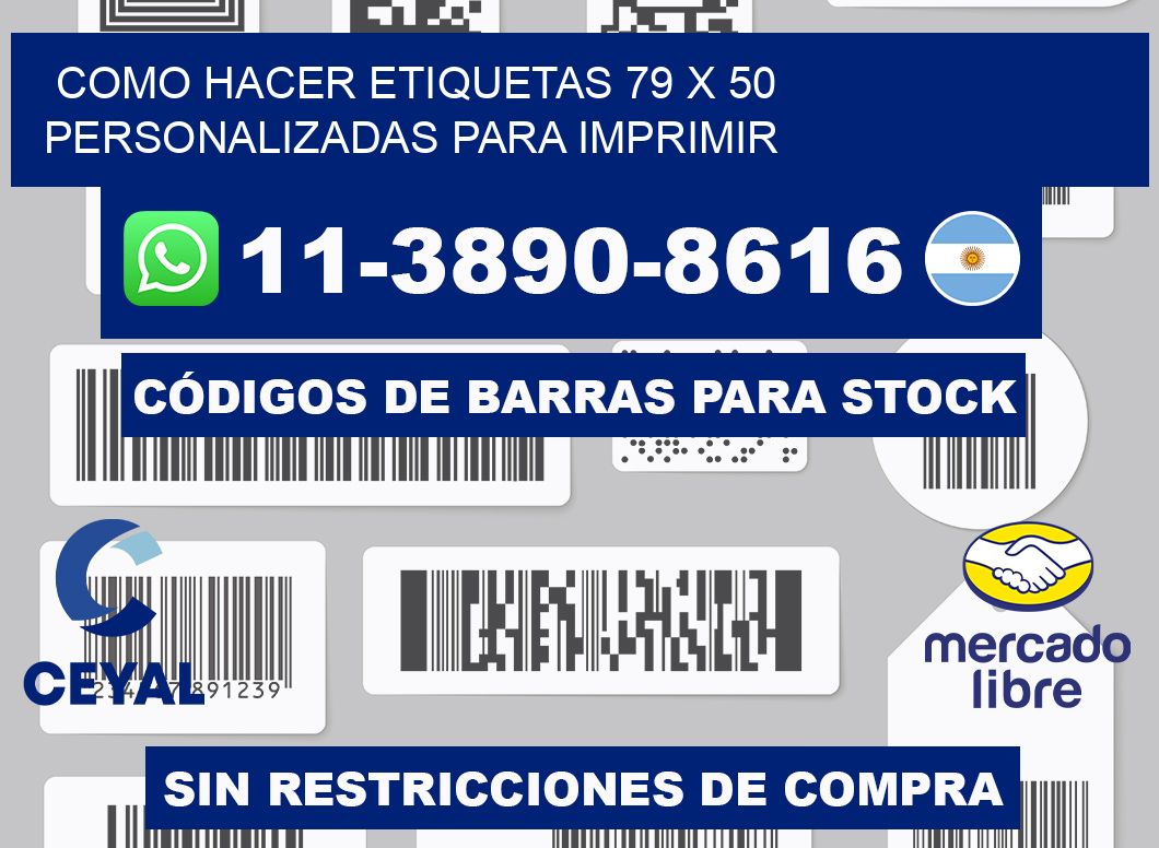 como hacer etiquetas 79 x 50 personalizadas para imprimir