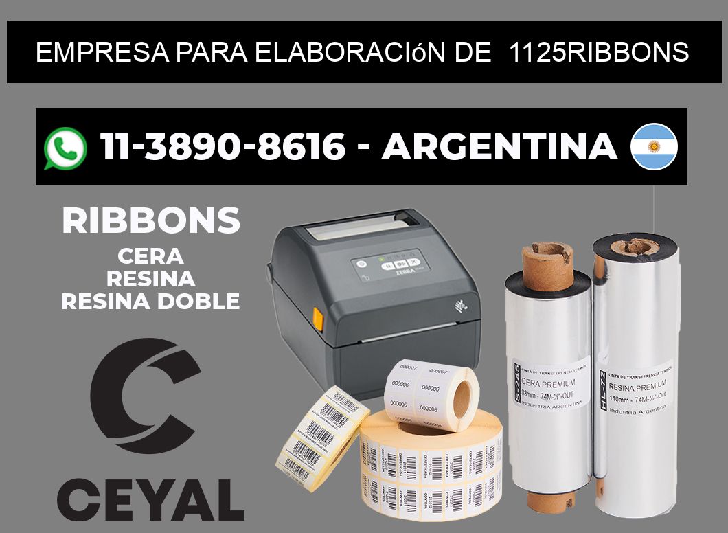 empresa para elaboración de  1125ribbons