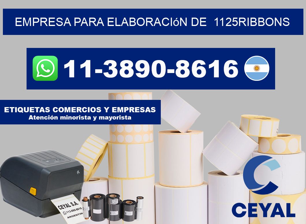 empresa para elaboración de  1125ribbons