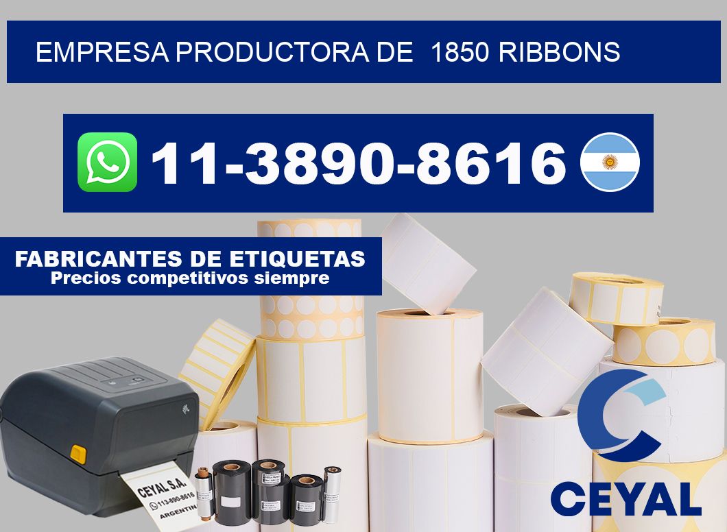 empresa productora de  1850 ribbons
