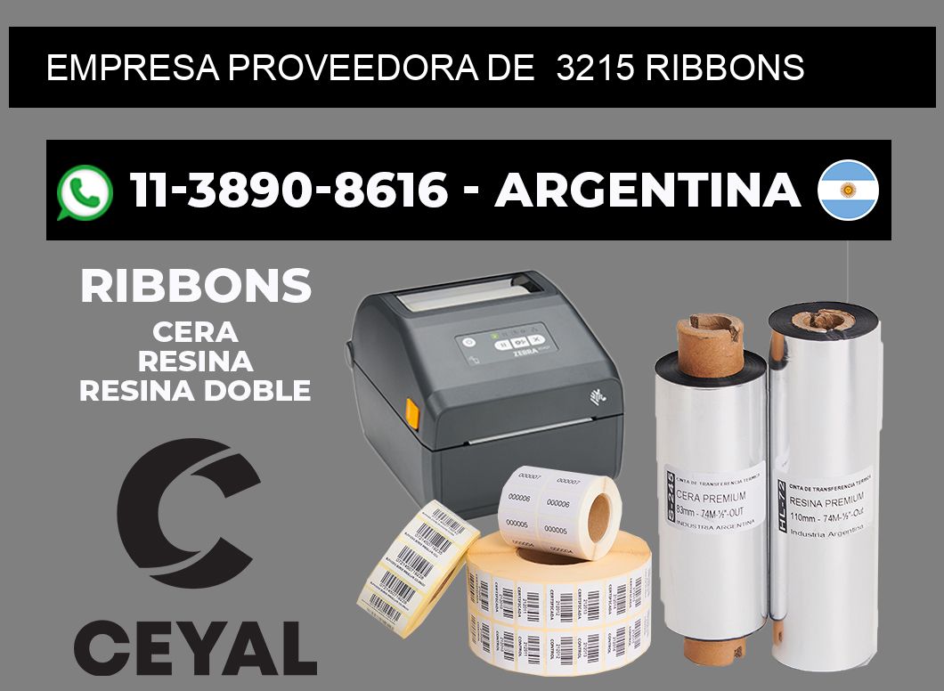 empresa proveedora de 3215 ribbons