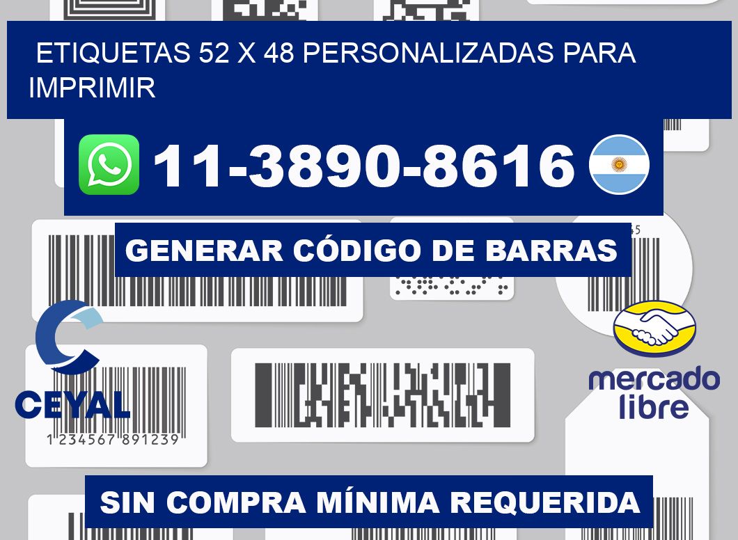 etiquetas 52 x 48 personalizadas para imprimir