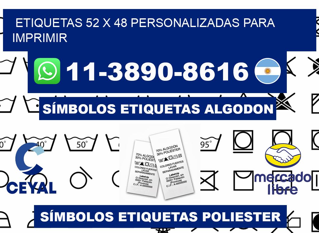 etiquetas 52 x 48 personalizadas para imprimir
