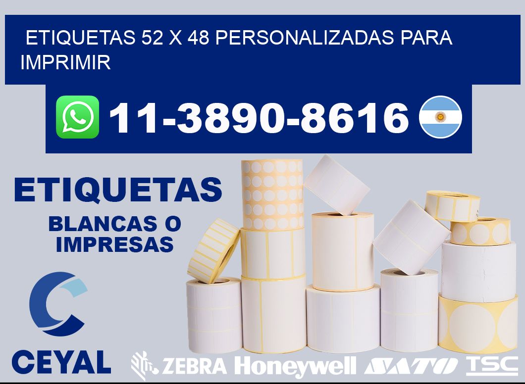 etiquetas 52 x 48 personalizadas para imprimir