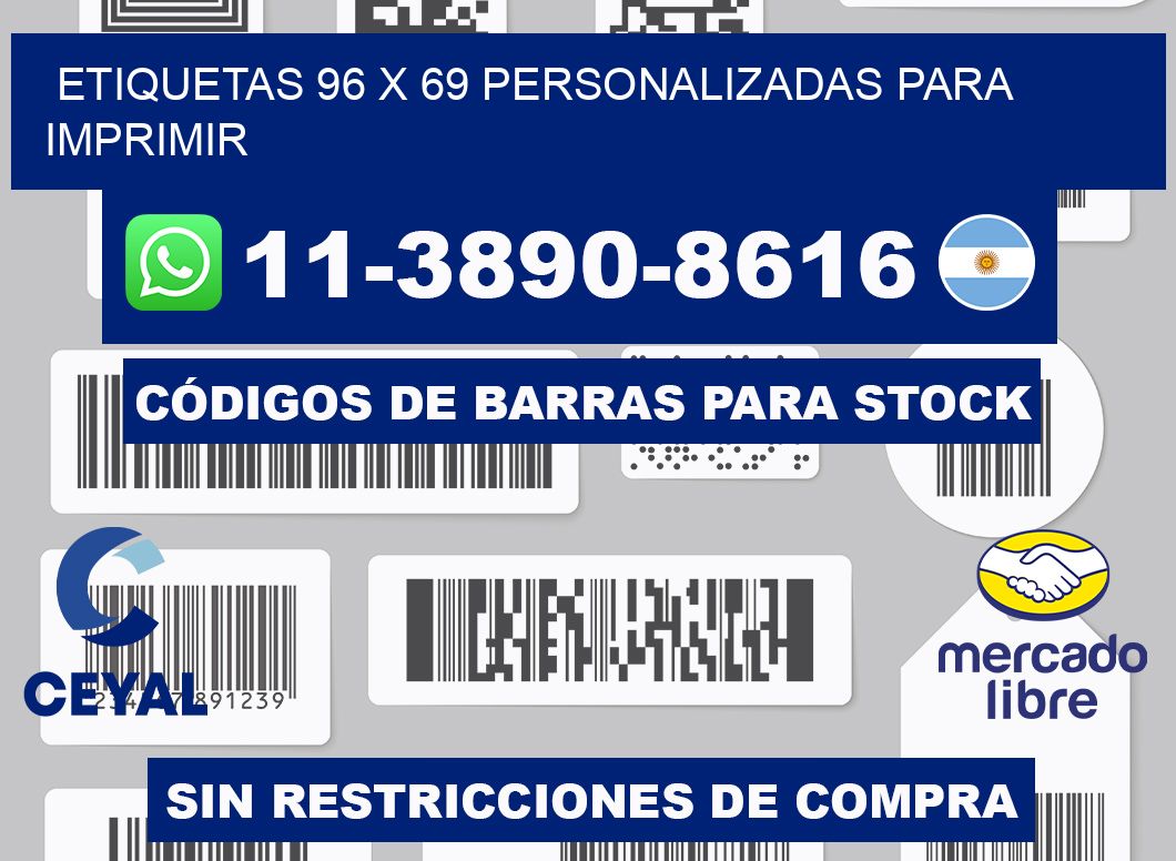 etiquetas 96 x 69 personalizadas para imprimir