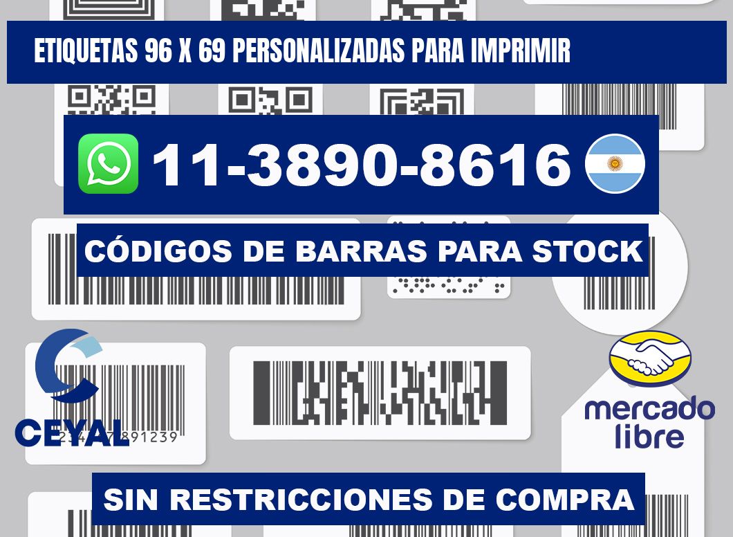 etiquetas 96 x 69 personalizadas para imprimir