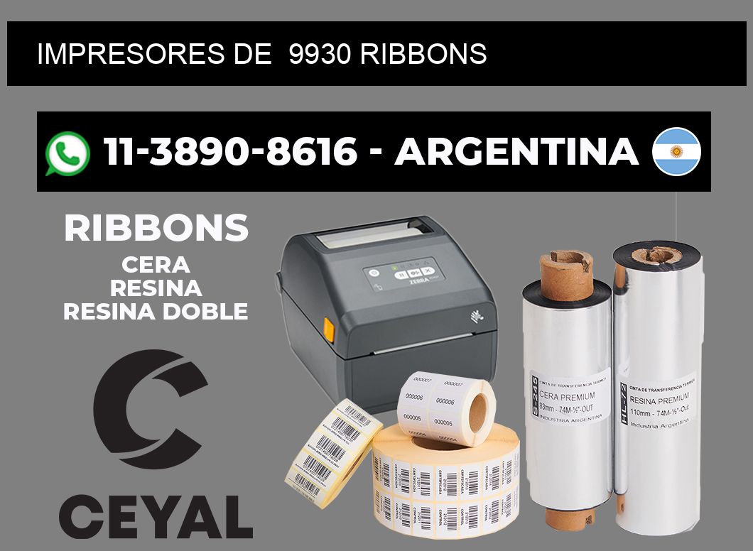 impresores de 9930 ribbons