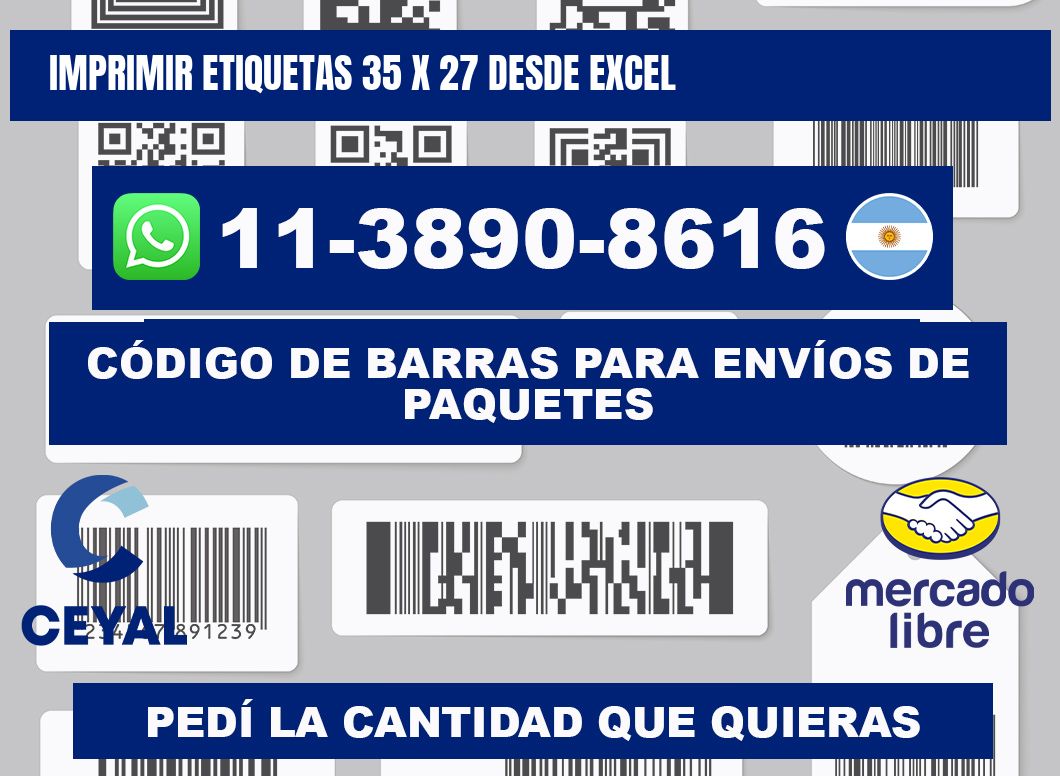 imprimir etiquetas 35 x 27 desde excel