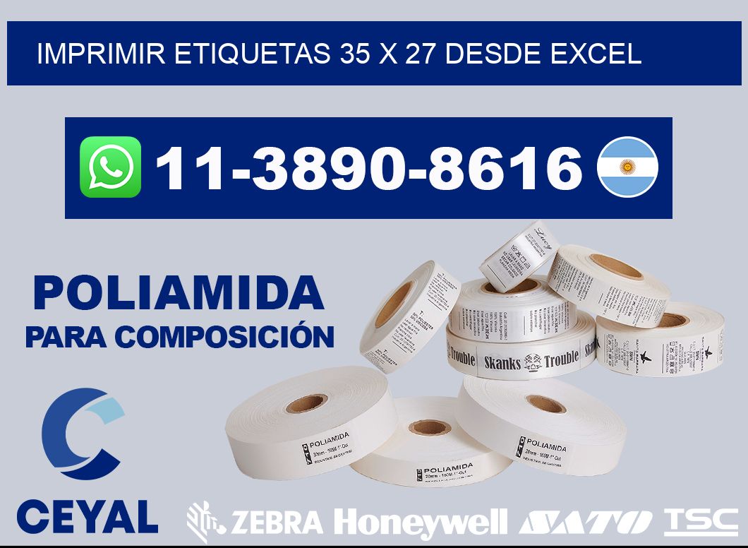imprimir etiquetas 35 x 27 desde excel