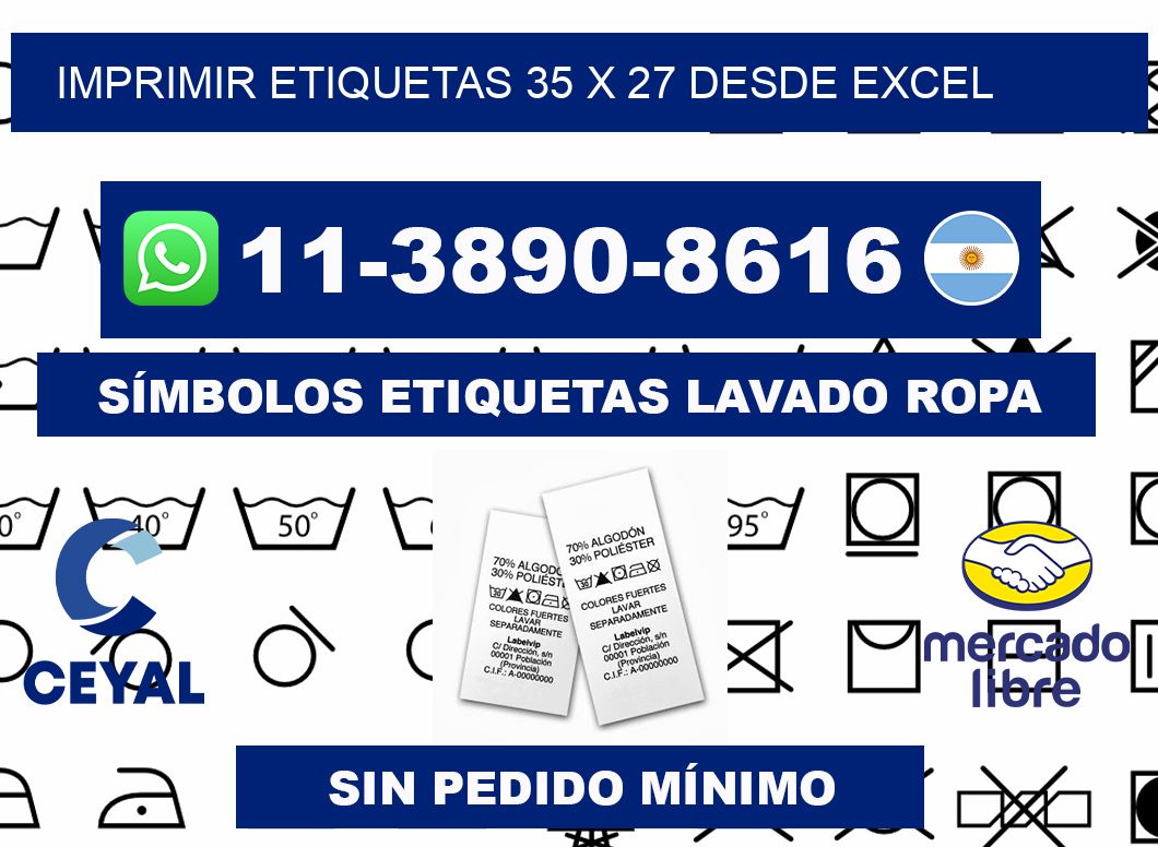 imprimir etiquetas 35 x 27 desde excel