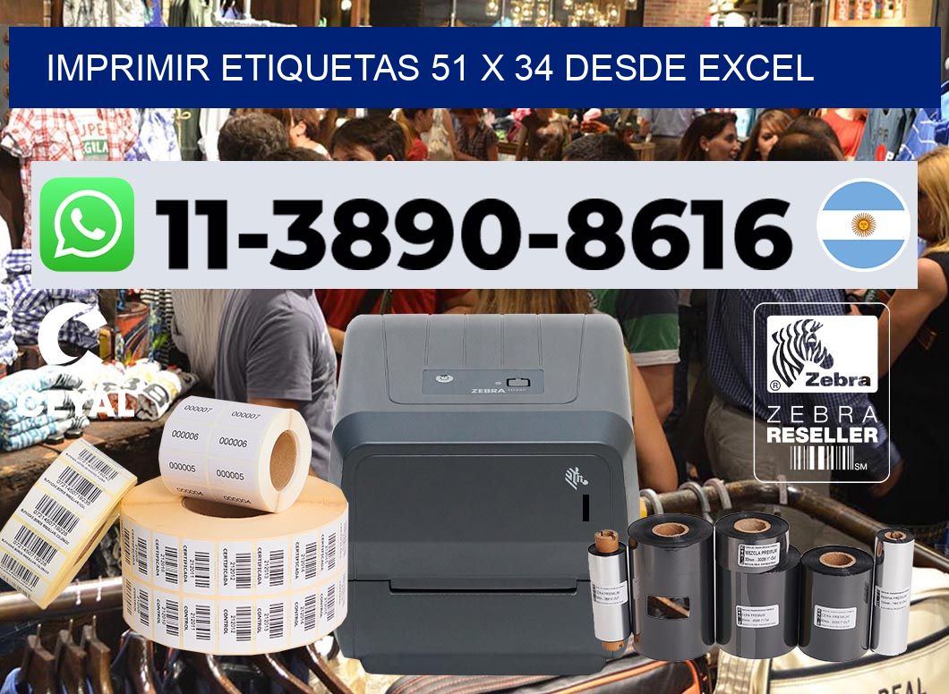 imprimir etiquetas 51 x 34 desde excel