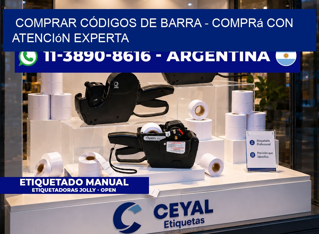 COMPRAR CÓDIGOS DE BARRA - Comprá con atención experta
