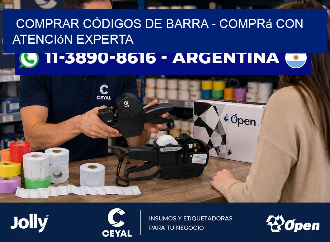 COMPRAR CÓDIGOS DE BARRA – Comprá con atención experta