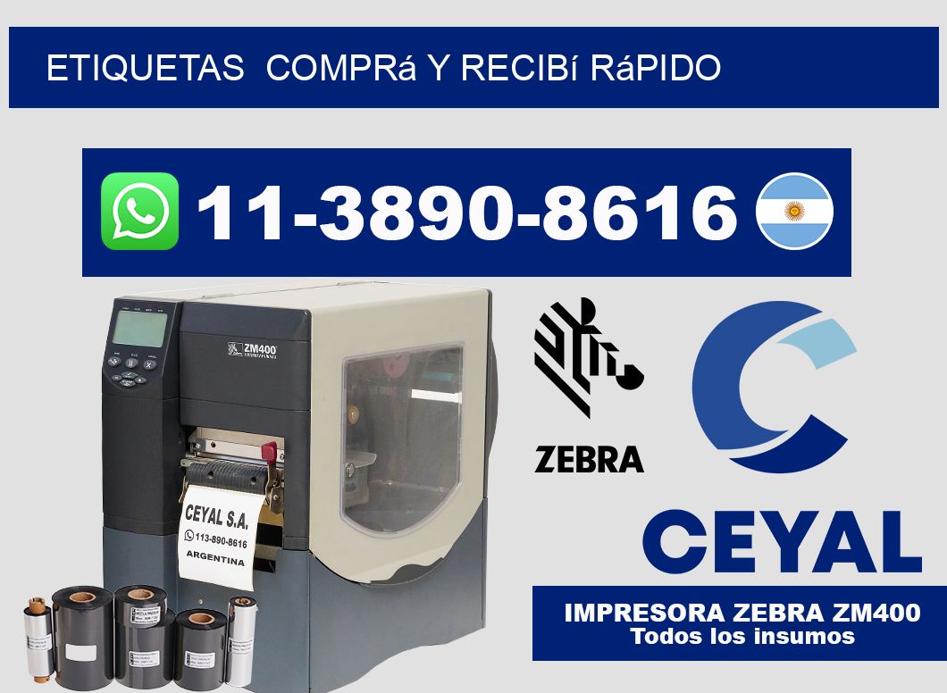 ETIQUETAS  Comprá y recibí rápido