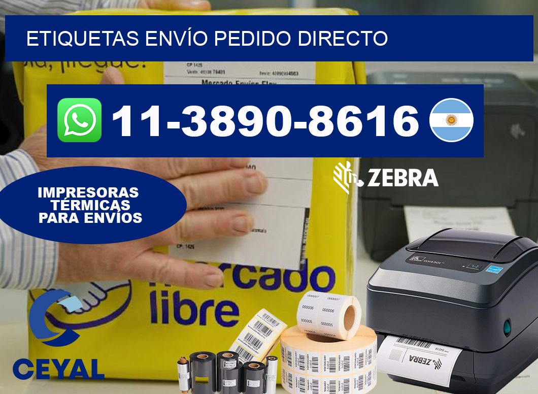 ETIQUETAS ENVÍO Pedido directo