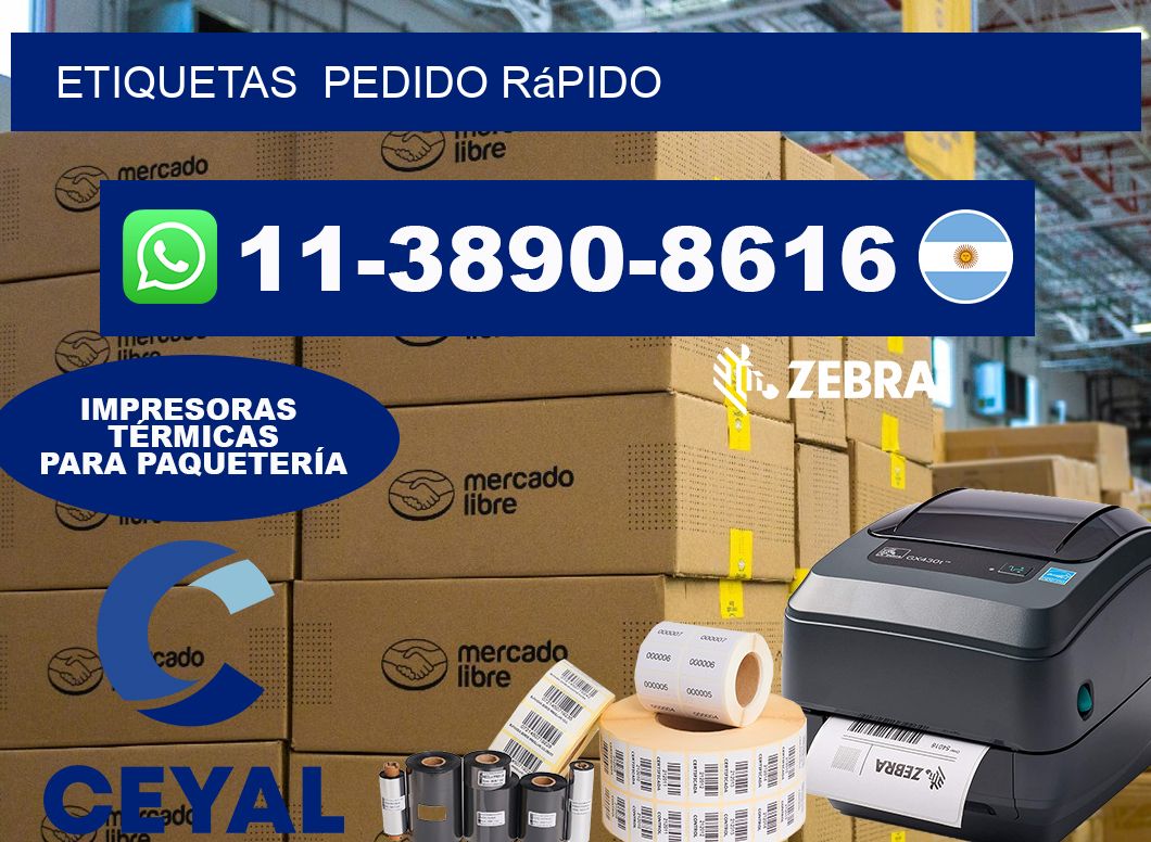 ETIQUETAS  Pedido rápido