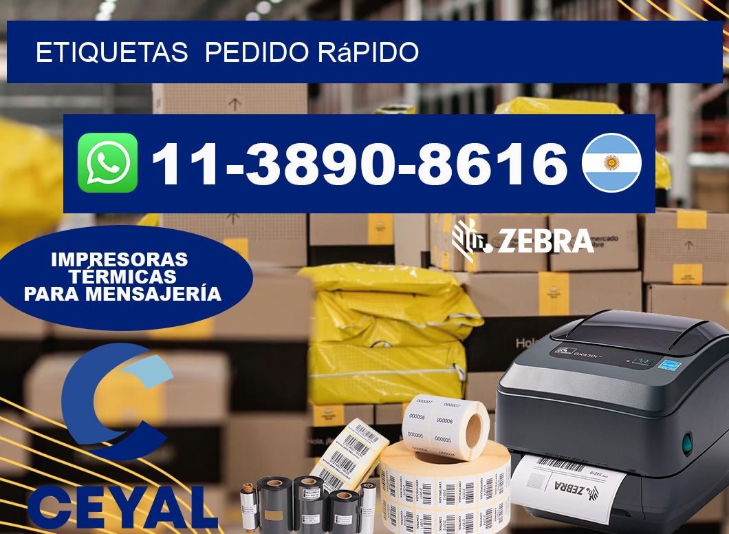 ETIQUETAS  Pedido rápido