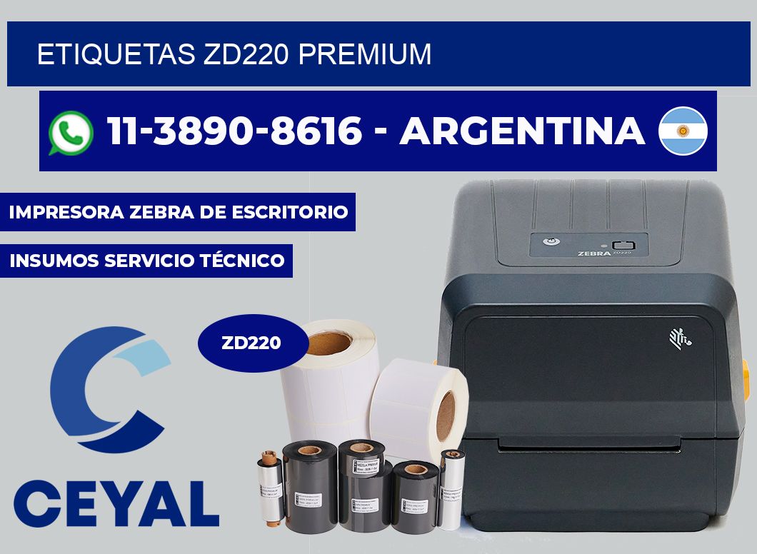 ETIQUETAS ZD220 Premium