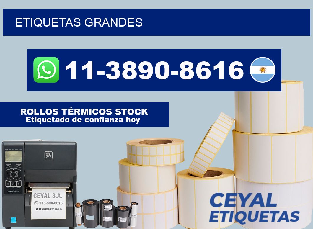 ETIQUETAS grandes