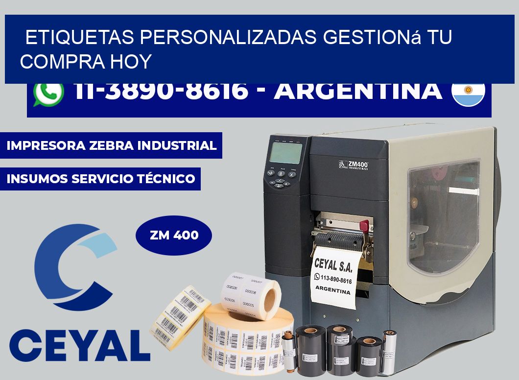 etiquetas personalizadas Gestioná tu compra hoy