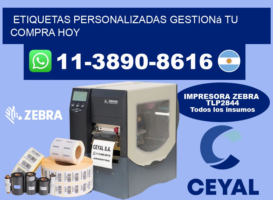 etiquetas personalizadas Gestioná tu compra hoy
