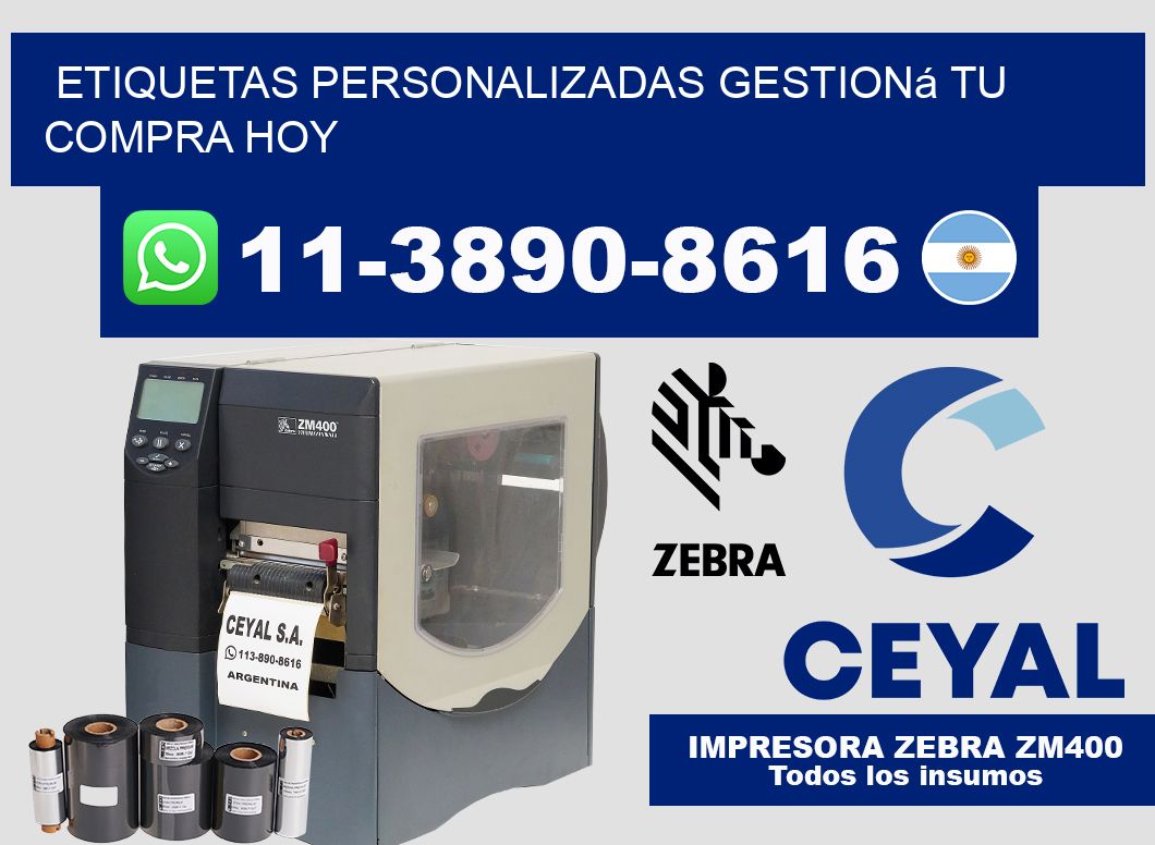 etiquetas personalizadas Gestioná tu compra hoy