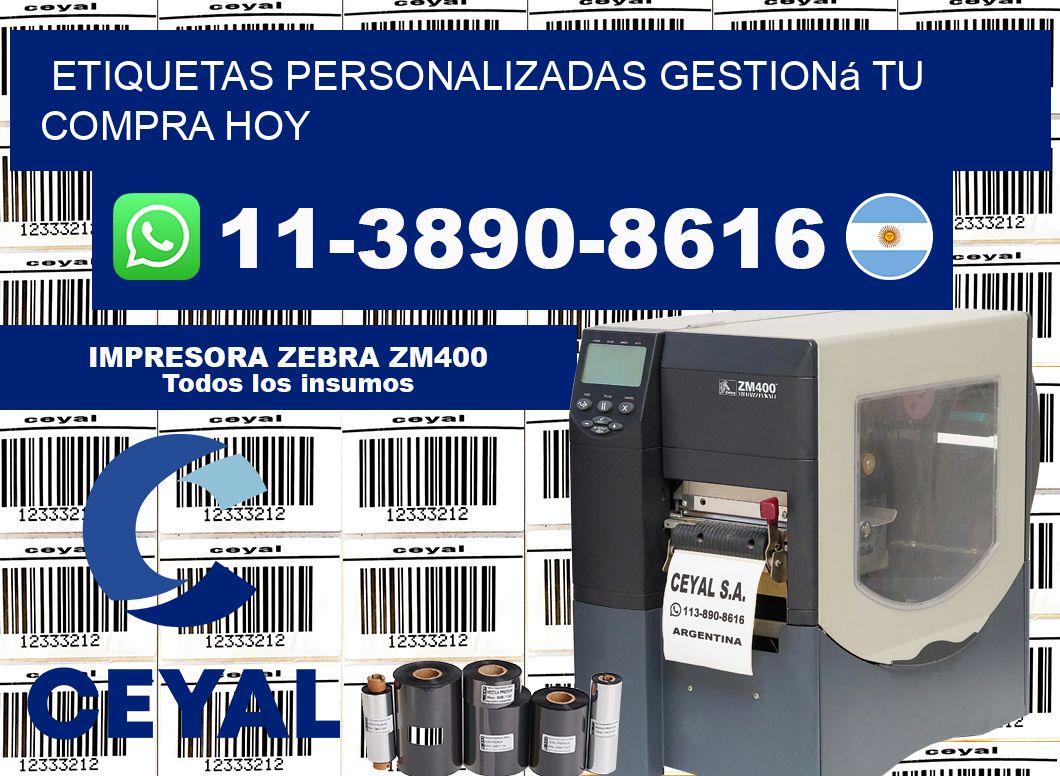 etiquetas personalizadas Gestioná tu compra hoy
