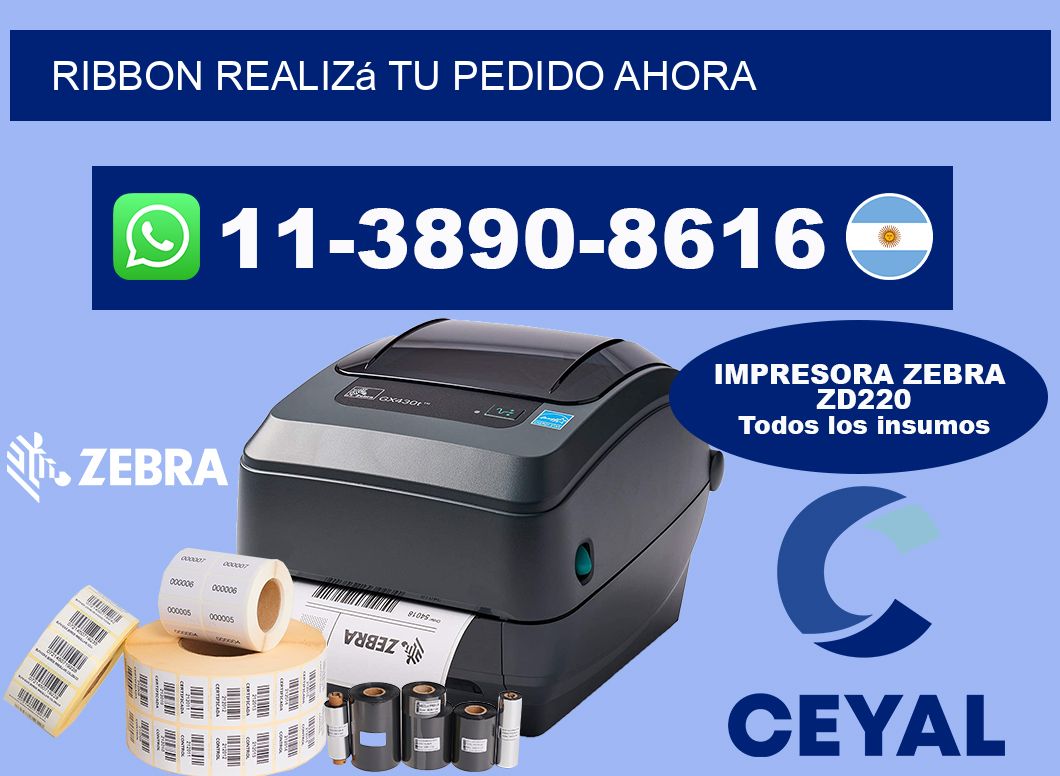 ribbon Realizá tu pedido ahora